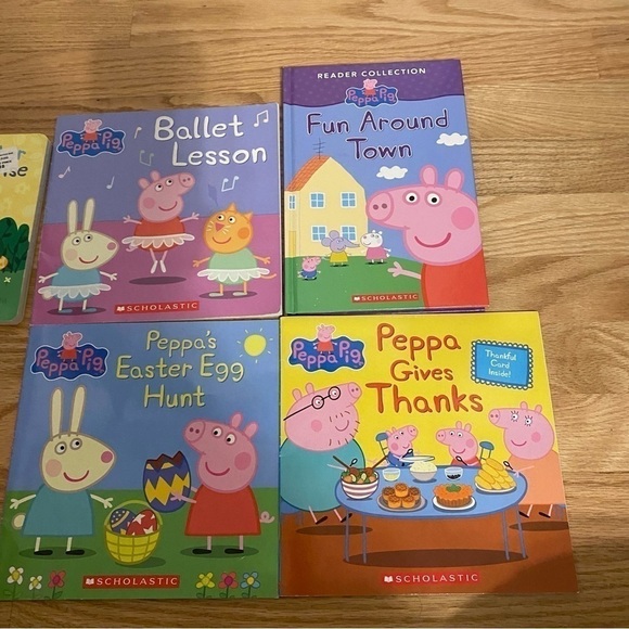 Peppa Pig Book Bundle Easter Surprise Ballet Lesson Easter Egg Hunt Ballet - Picture 4 of 5